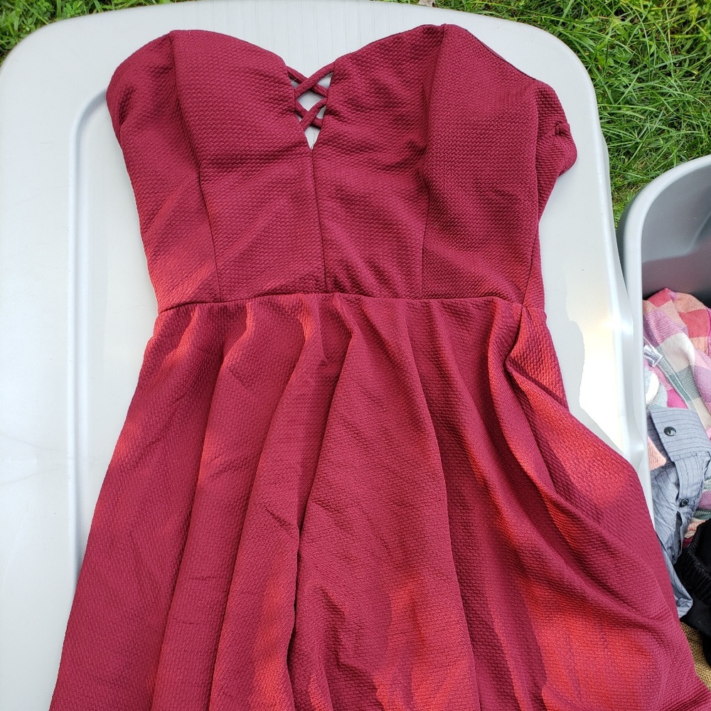 Red dress